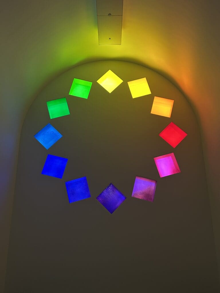 Inside the Austin Building at the Blanton Museum of Art